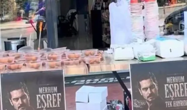 'Eşref Tek' karakterinin ölümü sonrası Ankara'da helva dağıtıldı!