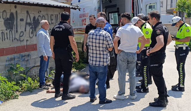 Fenalaşıp bisikletten düşen kişi hayatını kaybetti