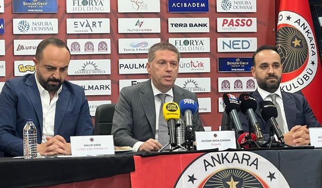 Başkan Arda Çakmak, Gençlerbirliği'nin hedeflerini ve borcunu açıkladı