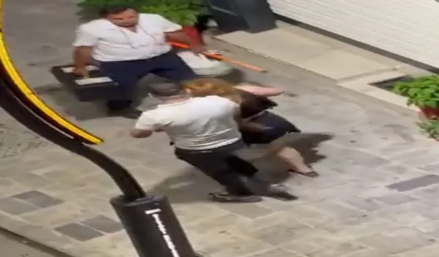 Zorla götürülmeye çalışılan kadın, 'Beni öldürecek' diyerek yardım istedi!