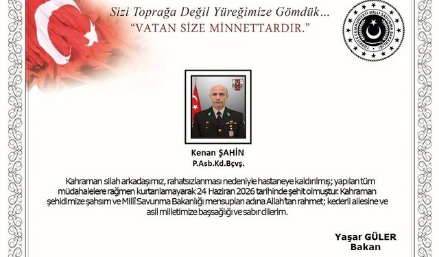 Şehit Kenan Şahin kimdir?