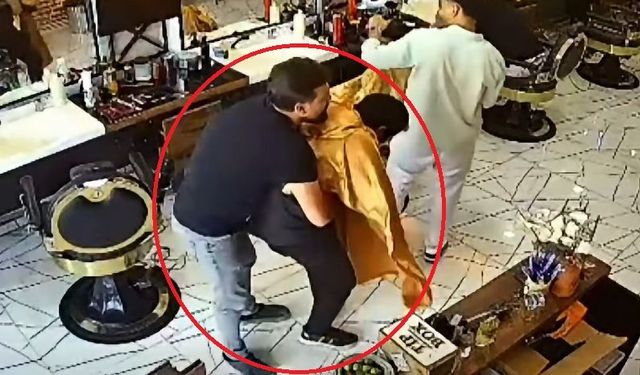 Nefes borusuna erik kaçan müşterisini, heimlich manevrası ile kurtardı