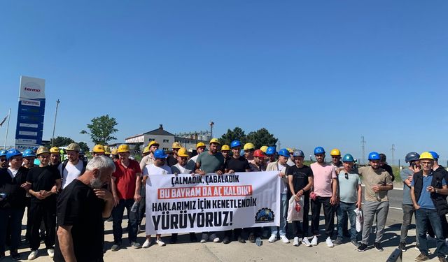 'Özşen Madencilik' grevi: Açlık grevindeki işçiler ve ailelerinin üzerine ateş açıldı!