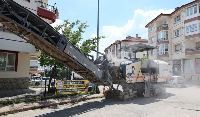 Pursaklar'da asfalt atağı