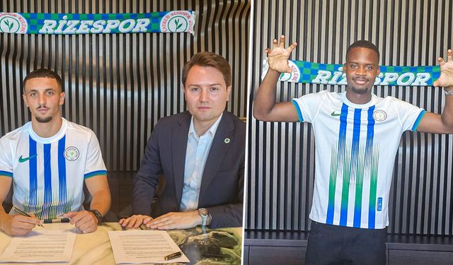 Çaykur Rizespor'a Fransa'dan çifte transfer!