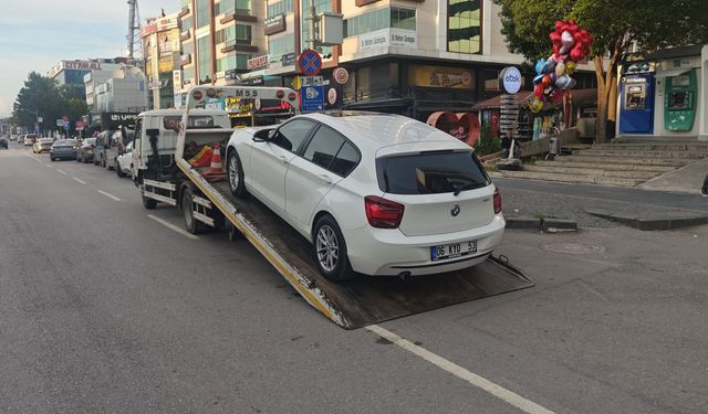 Samsun'da korsan taksi denetiminde 3 sürücüye 300 bin lira ceza