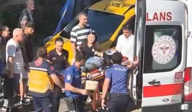 Bursa'da taksinin çarptığı avukat ağır yaralandı!