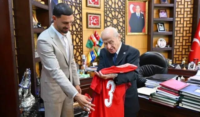 Merih Demiral'dan MHP lideri Devlet Bahçeli'ye ziyaret