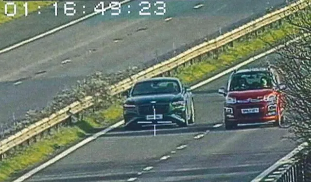 Lüks araç tutkunu sunucuya 62 bin TL hız cezası