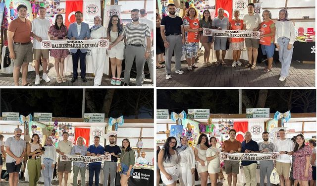 Ankara Balıkesirliler Derneği, Ören Aromaterapi Festivali'ne öğrencileriyle katıldı