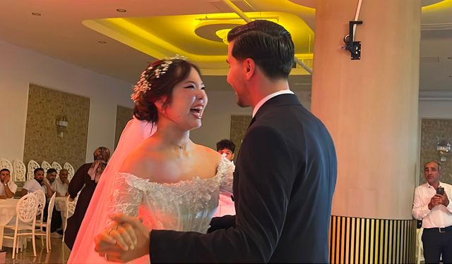 Japon gelin, Bolu'da Türk gelenekleriyle dünya evine girdi