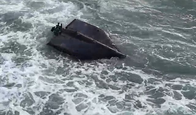 Akçakoca sahilinde Rus yapımı İHA kıyıya vurdu