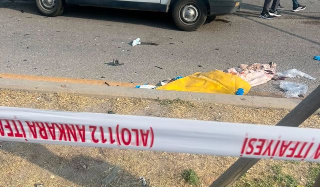 Ankara’da iki otomobil çarpıştı: 1 ölü, 2 yaralı