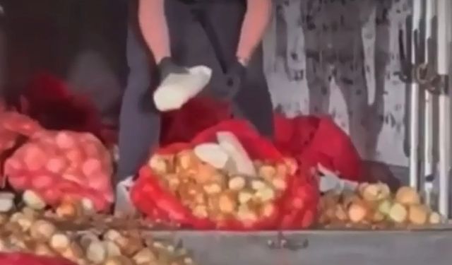 Ankara'da soğan torbaları içinden 150 kilo uyuşturucu ele geçirildi