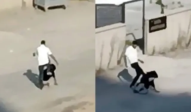 Adana'da tartıştığı kadını tekme tokat dövdü!