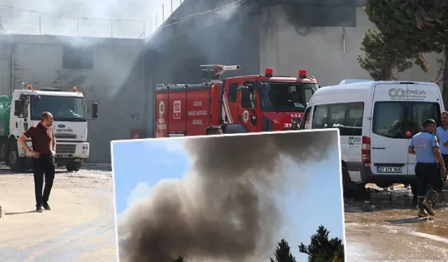 Gaziantep’te tekstil fabrikasında yangın