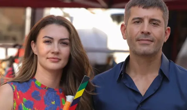 Cihangir Ceyhan ile Burcu Özberk'ten ilk partner pozu!