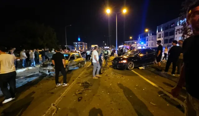 Düzce’de 6 araçlı zincirleme kaza: Yaralılar var