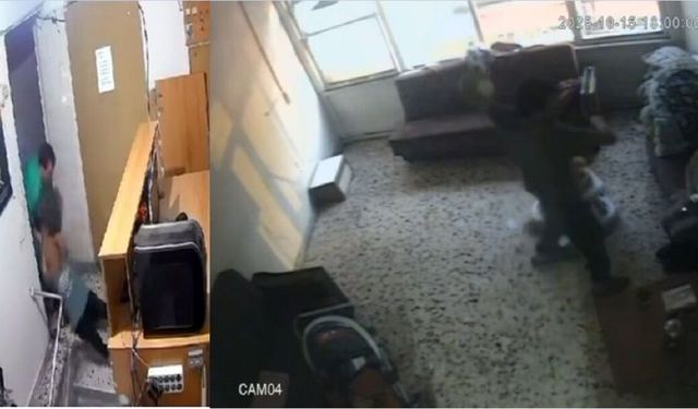 Birlikte yaşadığı kadını darbeden şüpheliye uzaklaştırma cezası: İşte o görüntüler