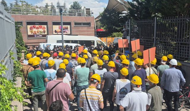 Ankara'da maden işçilerine polis müdahalesi: Gözaltılar var
