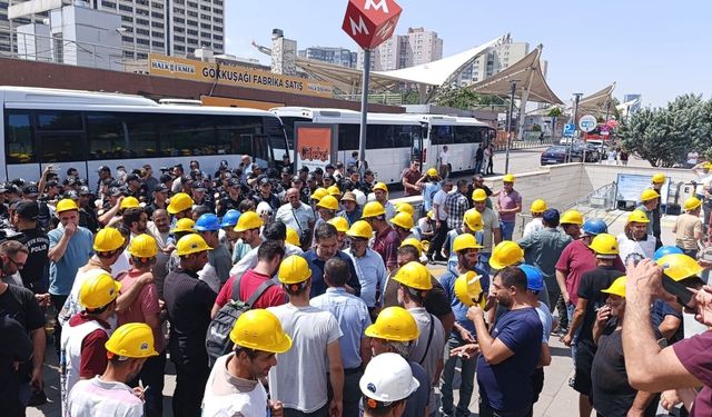 Ankara'da eylem yapan madenciler gözaltına alındı!