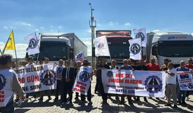 TIR şoförlerinden Schengen ve özlük hakkı talebi