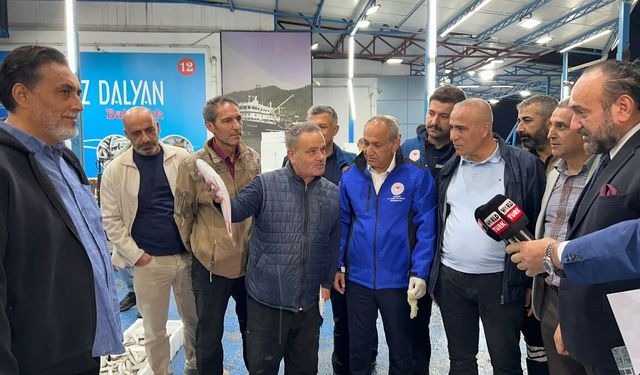 Ankara İl Tarım ve Orman Müdürü Ahmet Dallı, balık halini ziyaret etti