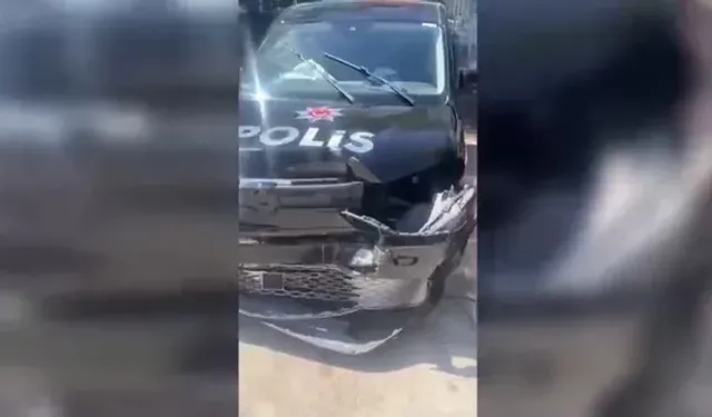 Ankara'da uygulama noktasındaki polis aracına çarpıp kaçan sürücü tutuklandı