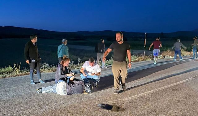Avrupa turuna çıkan Fransız kadın, Burdur'da koyunlara çarpıp yaralandı!