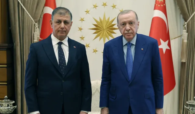 Cumhurbaşkanı Erdoğan, Cemil Tugay’ı Beştepe'de kabul etti