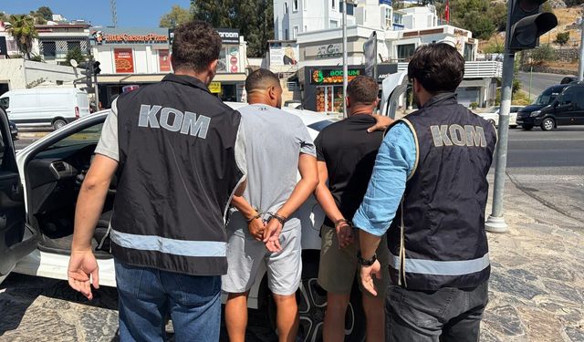 Kırmızı bültenle aranan şüpheli, Bodrum'da yakalandı