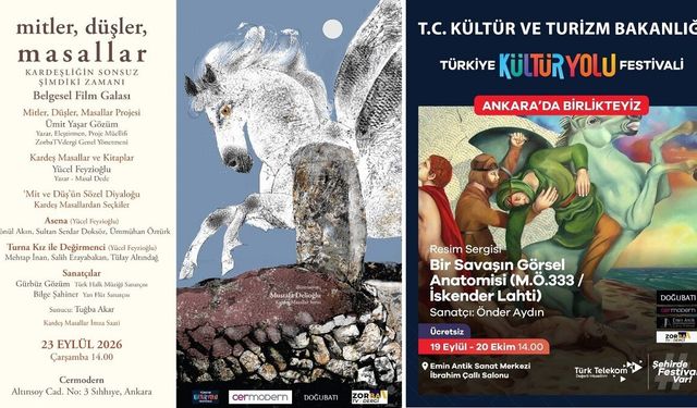 Türk ve Anadolu mitolojisi, ‘Mitler, Düşler, Masallar’ ile sanatseverlerle buluşuyor