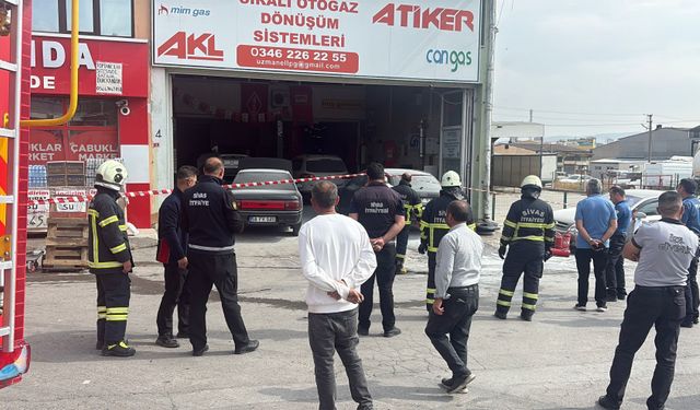 Oto LPG dönüşüm servisinde patlama: 5 yaralı