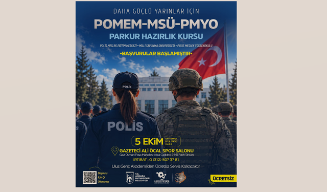 ABB’den POMEM, MSÜ VE PMYO adaylarına ücretsiz ‘Parkur Hazırlık Kursu’
