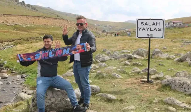 Trabzon’da Salah sevgisi sınır tanımıyor: Yaylaya adı verildi