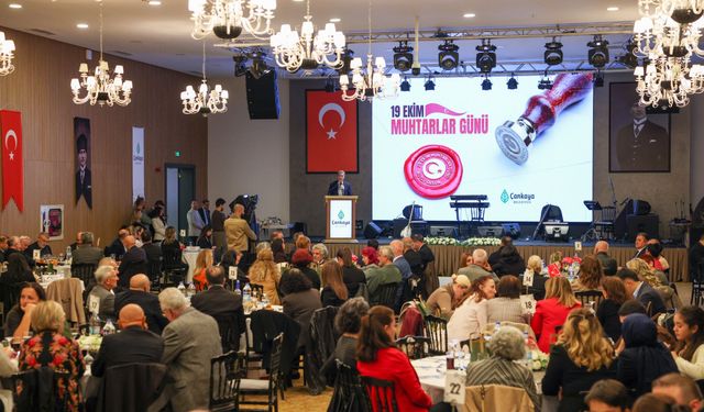 Çankaya'da 'muhtarlar günü' buluşması yapıldı