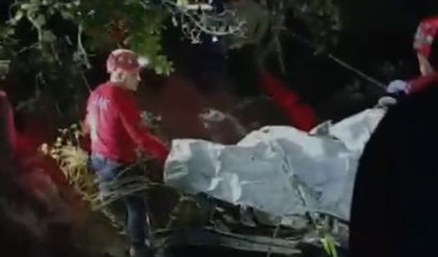 Çankırı'da otomobil uçuruma yuvarlandı: 4 ölü, 1 yaralı