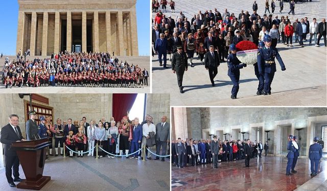 Ankara Kulübü Derneği, Atatürk’ün hemşehriliğinin 104. yılında Anıtkabir’de