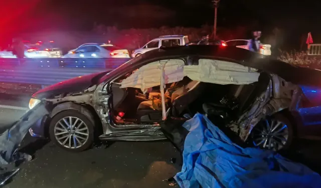Bingöl'de bariyere çarpan otomobildeki 2 kişi öldü
