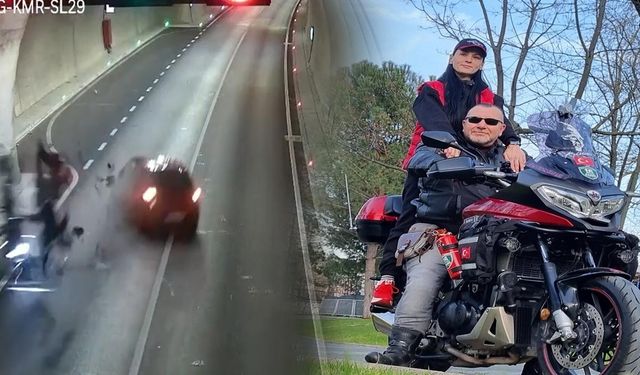 Tünelde motosikletlinin ölümüne neden olan sürücü için yakalama kararı!