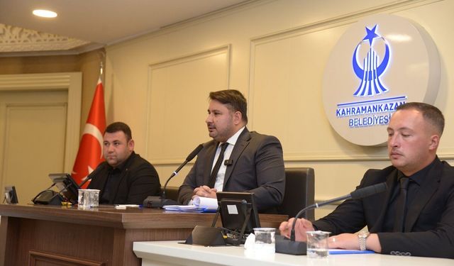 Kahramankazan Belediyesi Meclisi’nde 2027 bütçesi ve ilçenin gündemi ele alındı