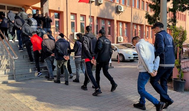 Karabük merkezli 15 ilde dolandırıcılık operasyonu: 26 kişi tutuklandı