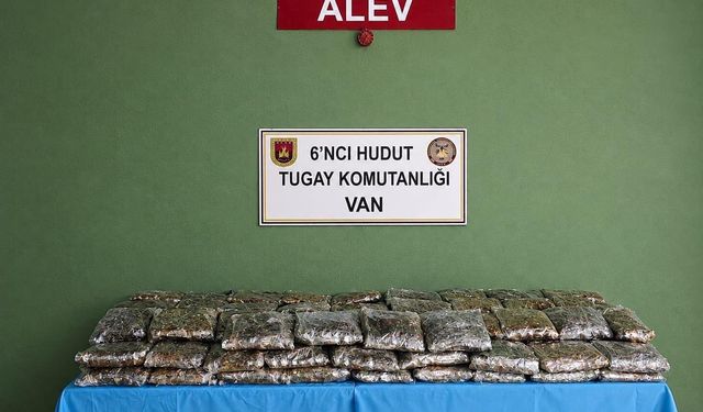 MSB: Van'da 59 kilo uyuşturucu ele geçirdi