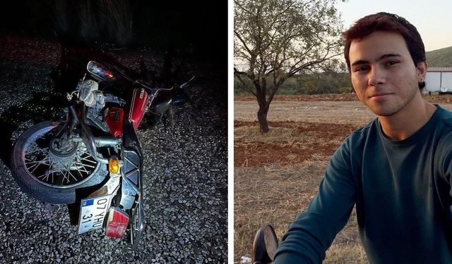 Devrilen motosikletin 16 yaşındaki sürücüsü öldü