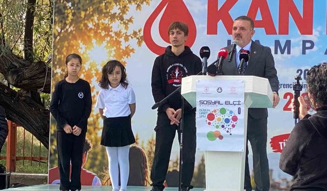 Sincan'da kan bağışı kampanyasında bir dekor daha