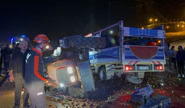 Adıyaman'da feci kaza: Kamyonet sürücüsü öldü