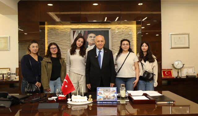 Öğrenci Evi sakinlerinden Fethi Yaşar’a ziyaret