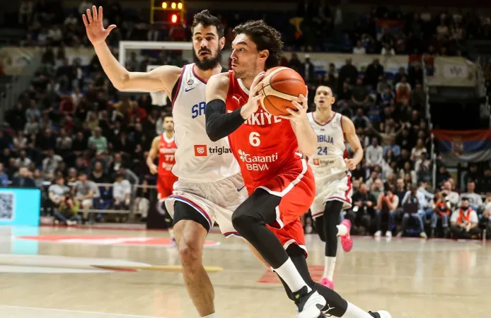 12 Dev Adam Dünya Kupası yolunda Sırbistan’ı Belgrad'da devirdi