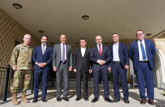 Süleymaniye zirvesi: Mazlum Abdi, Bafil Talabani ve Tom Barrack ile bir araya geldi