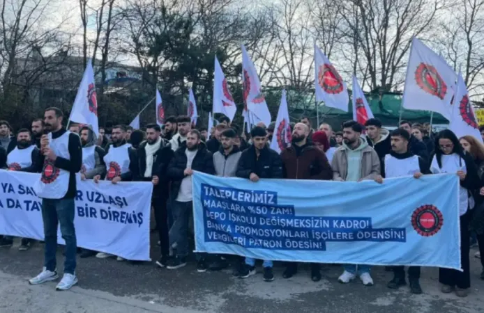 Patron Özilhan’ın evinin önüne giden Migros işçileri, üçüncü kez gözaltına alındı!